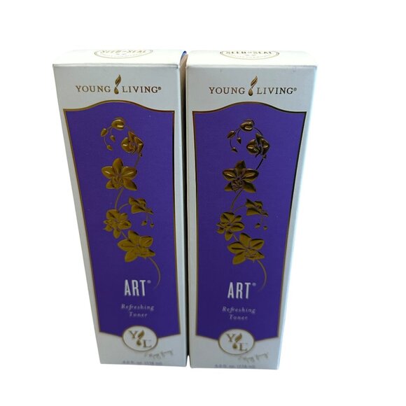 Young Living Two Bottles Art Refreshing Toner Organic Skincare 4 Oz Each NIB NEW - Picture 1 of 12